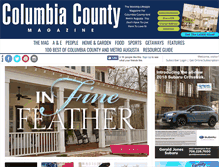 Tablet Screenshot of columbiacountymag.com